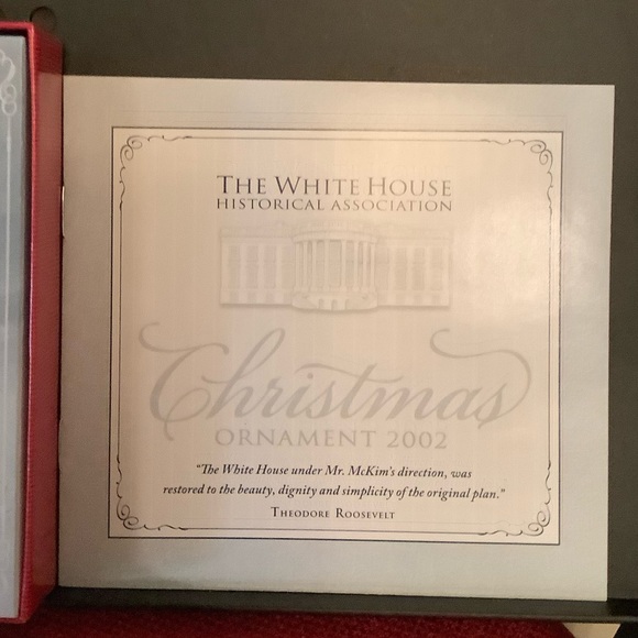 COPY - The White House Christmas Ornament 2002 The Roosevelt restoration - Picture 2 of 6